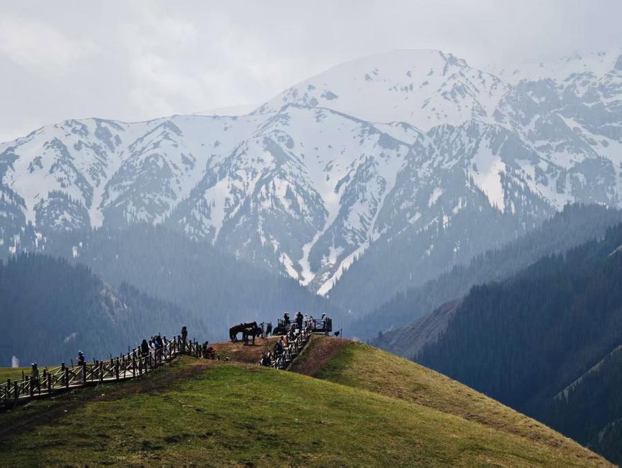 Sky-high thrills amid Xinjiang's low-altitude tourism