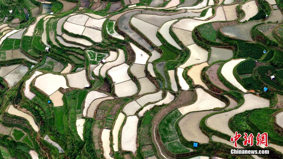 Picturesque scenery of terraces in S China’s Guangxi
