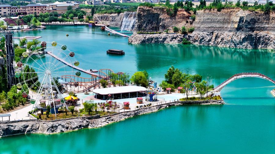Abandoned mines conjured into stunning tourist attractions in E China's Shandong