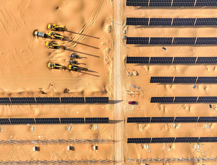 Photovoltaic projects transform sandy terrain into 