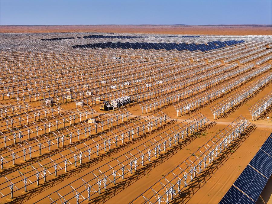 Photovoltaic projects transform sandy terrain into 