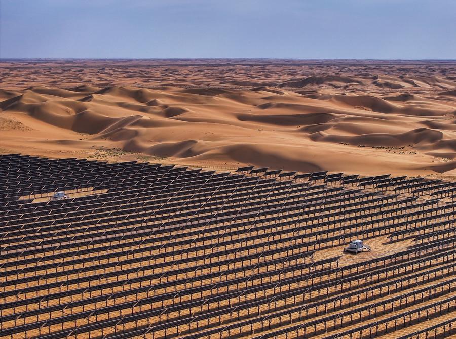 Photovoltaic projects transform sandy terrain into 