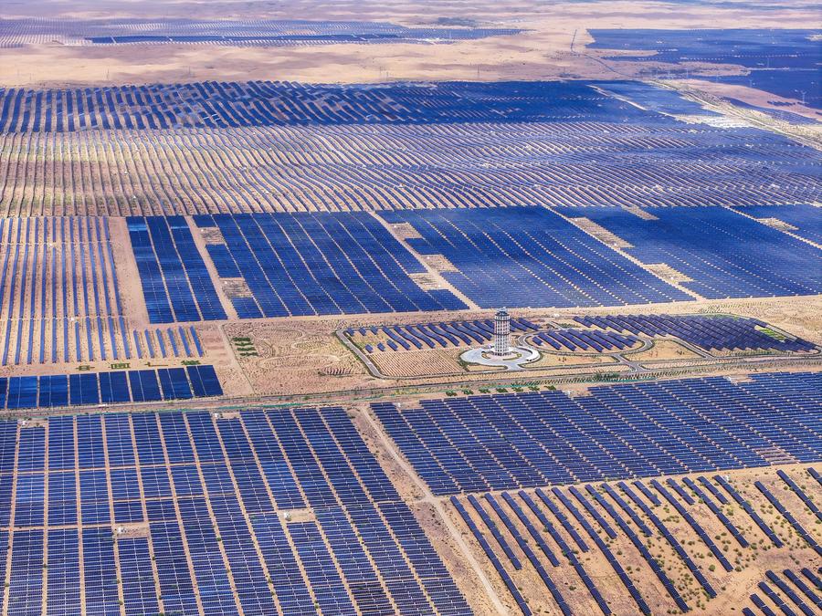 Photovoltaic projects transform sandy terrain into 