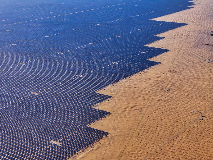 Photovoltaic projects transform sandy terrain into 