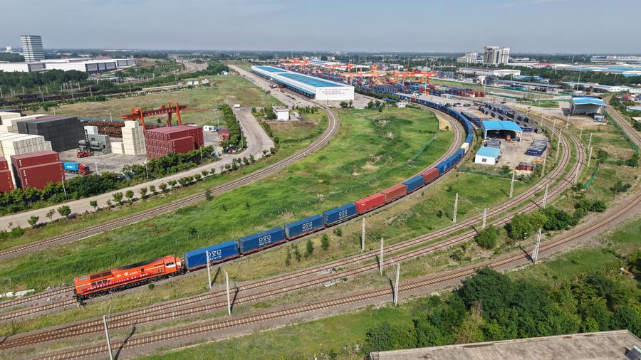 110,000 trips: China-Europe freight train service embraces new progress