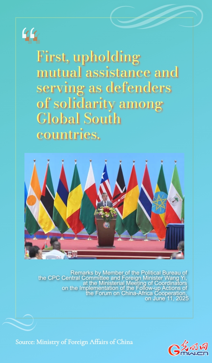 Poster: China's five-point proposal to promote high-quality development of China-Africa cooperation