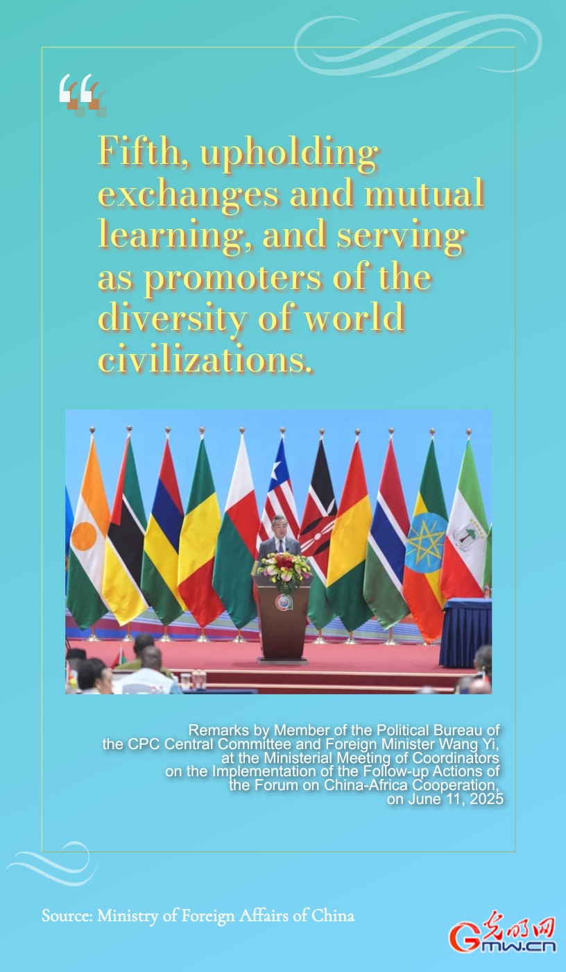 Poster: China's five-point proposal to promote high-quality development of China-Africa cooperation
