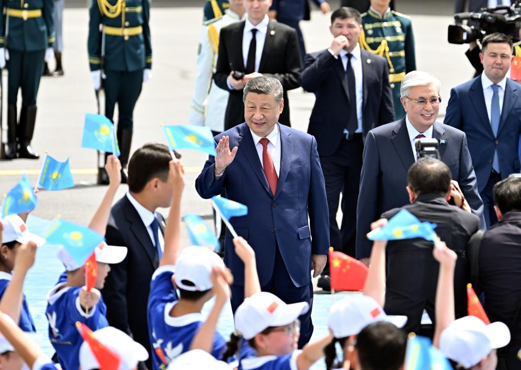 Xi arrives in Astana for China-Central Asia Summit