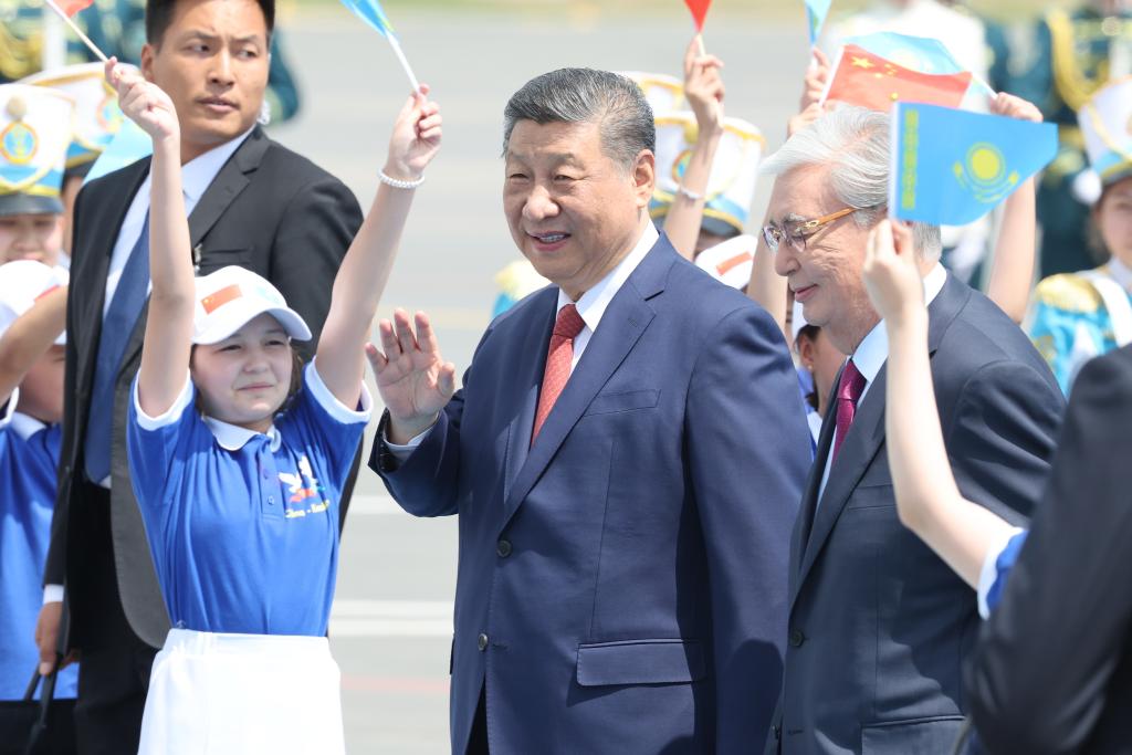Xi arrives in Astana for China-Central Asia Summit