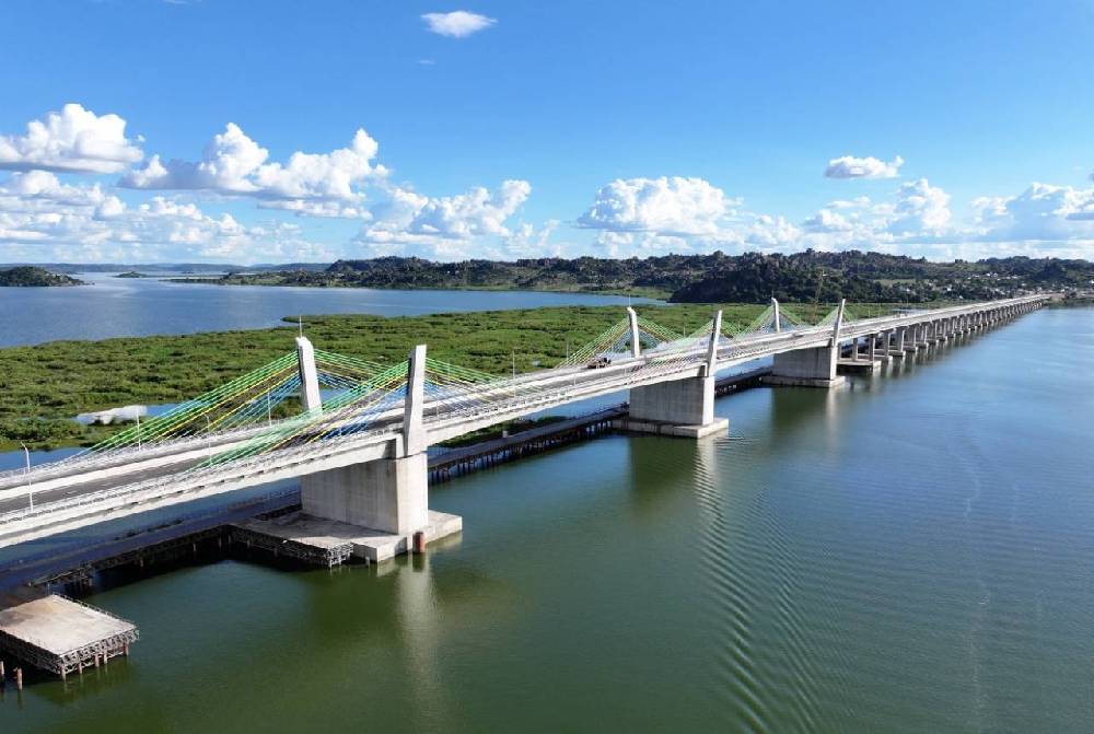 China-built J.P Magufuli Bridge, Africa's longest extradosed cable-stayed bridge, opens in Tanzania