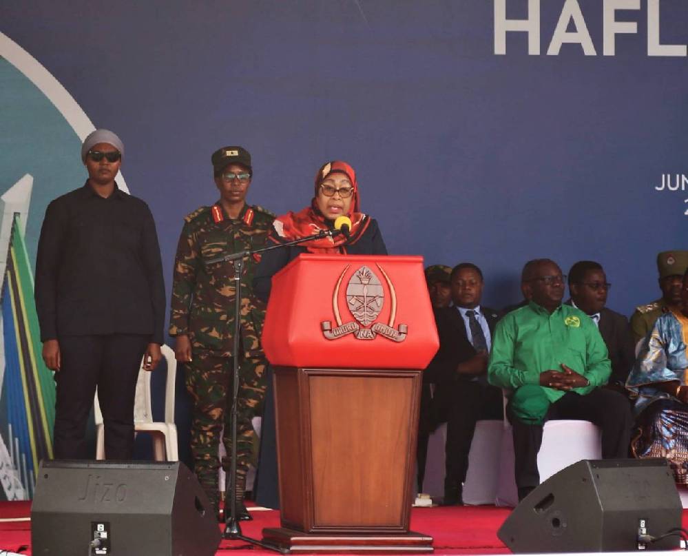 China-built J.P Magufuli Bridge, Africa's longest extradosed cable-stayed bridge, opens in Tanzania
