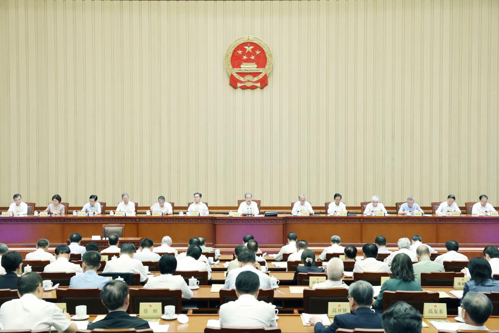 China's top legislature concludes standing committee session