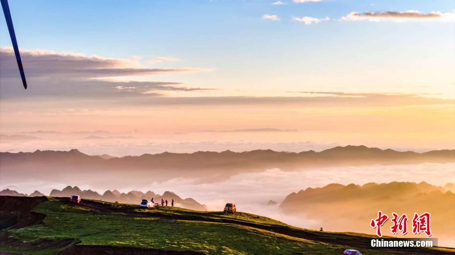 Picturesque scenery of sea of clouds in SW China’s Guizhou