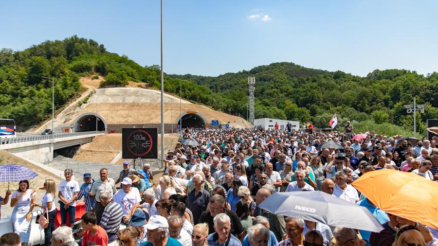 Serbia completes key Chinese-built highway section with longest tunnels