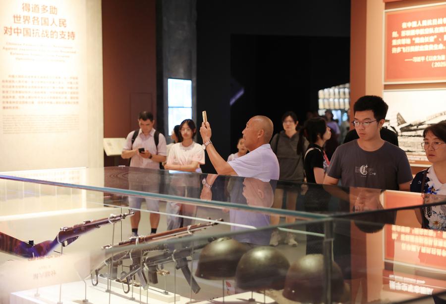Exhibition marking 80th anniversary of victory against Japanese aggression, fascism launched in Beijing