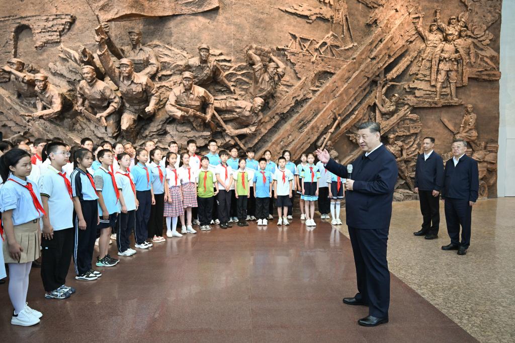 Xi stresses transforming resource-based economy, advancing Chinese modernization during Shanxi inspection tour