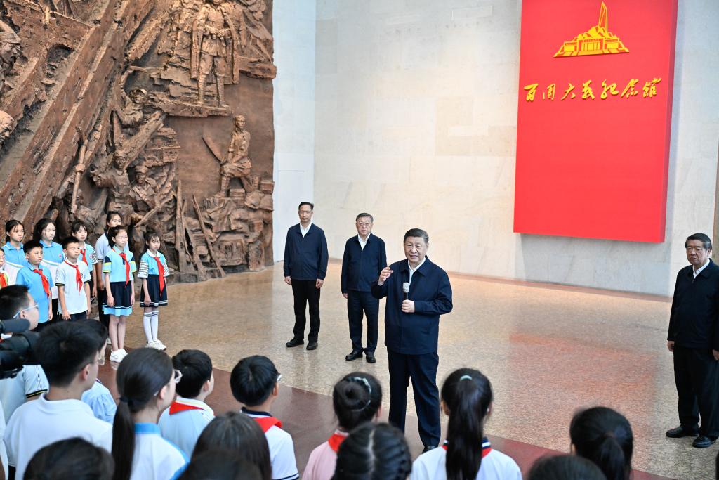 Xi stresses transforming resource-based economy, advancing Chinese modernization during Shanxi inspection tour
