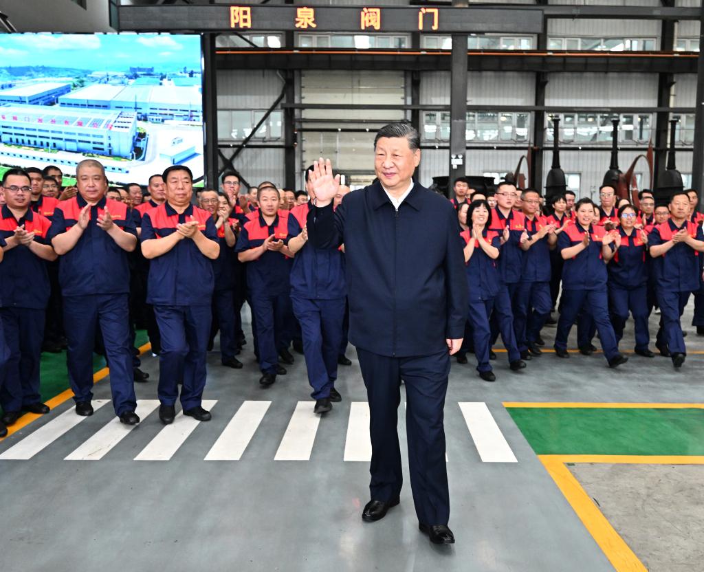 Xi stresses transforming resource-based economy, advancing Chinese modernization during Shanxi inspection tour