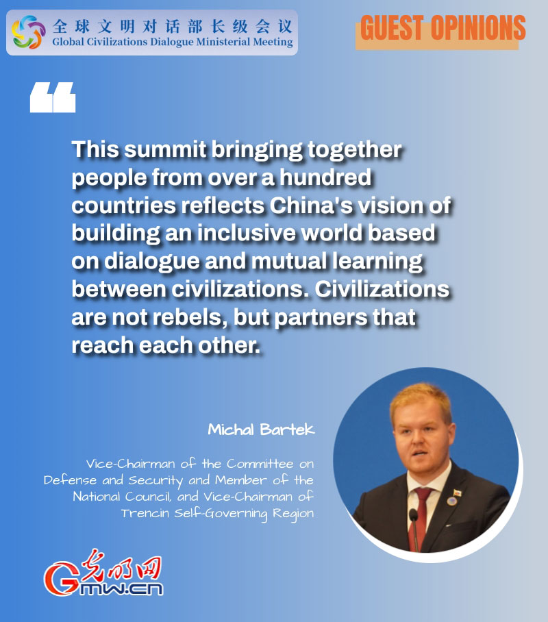 Slovakian official highlights China’s vision on building inclusive world based on dialogue and mutual learning between civilizations