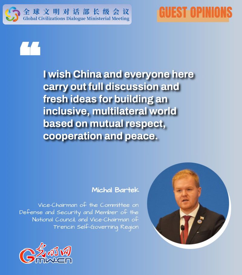 Slovakian official highlights China’s vision on building inclusive world based on dialogue and mutual learning between civilizations