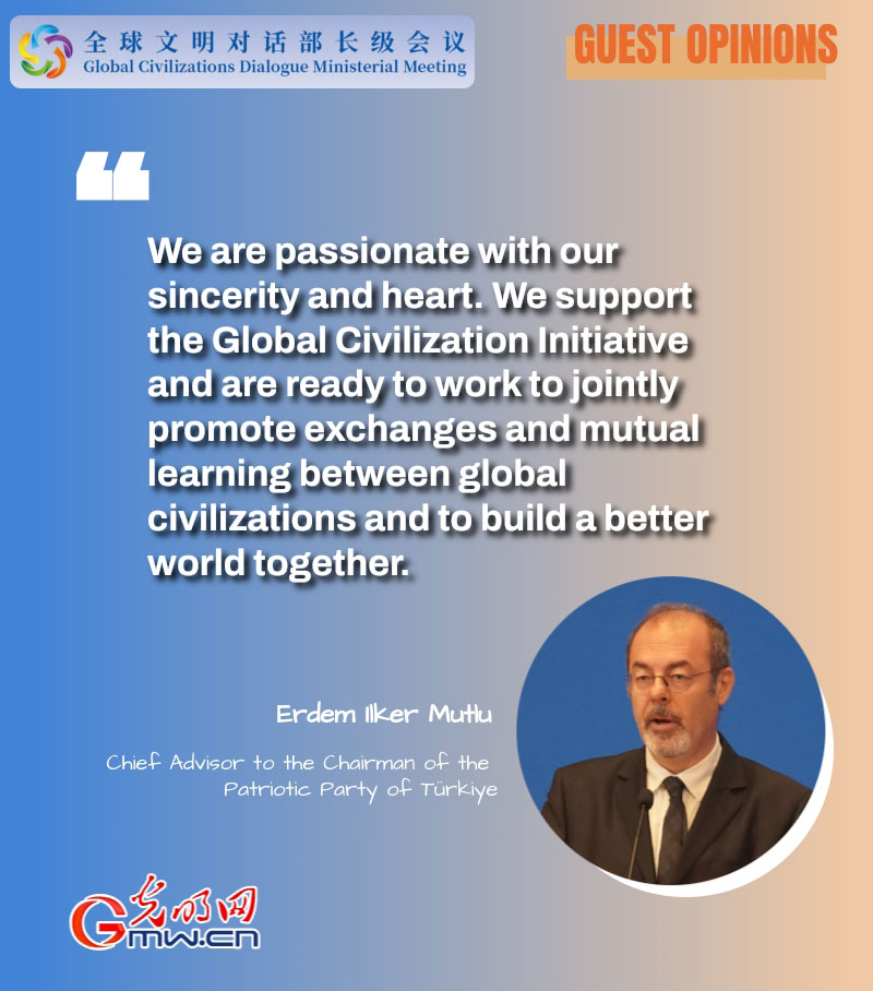 Türkiye supports GCI and to jointly promote exchanges and mutual learning between global civilization: Turkish official