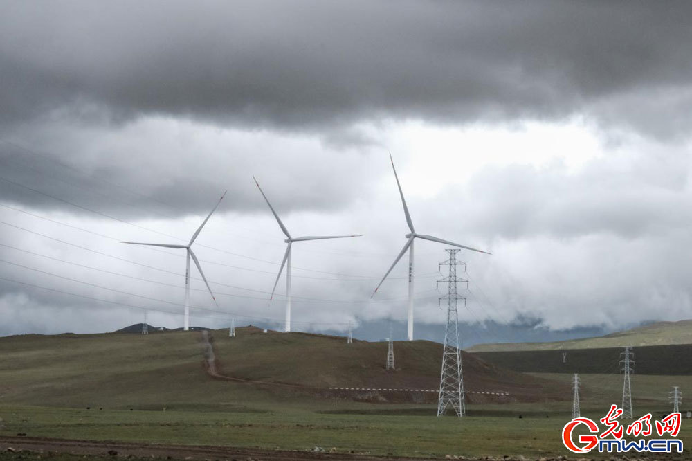 Glorious 60 Years • Our Homeland | Ultrahigh-altitude Chigu Wind Farm powers Xizang's green future