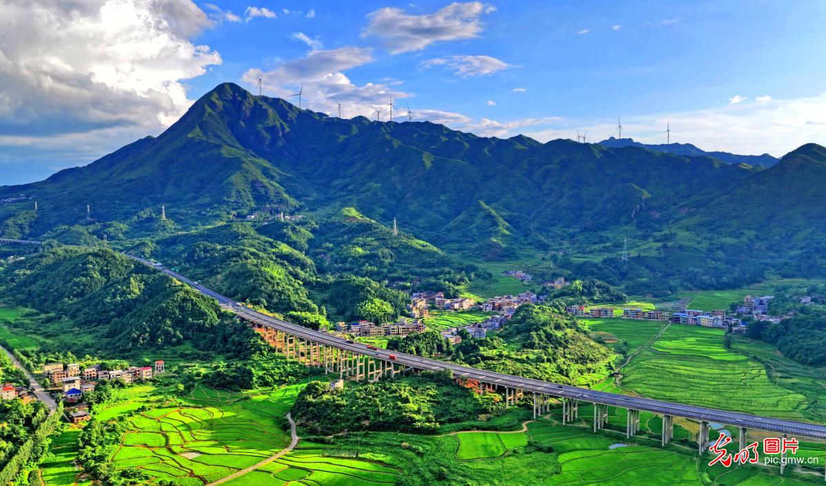Scenic views in C China's Hunan