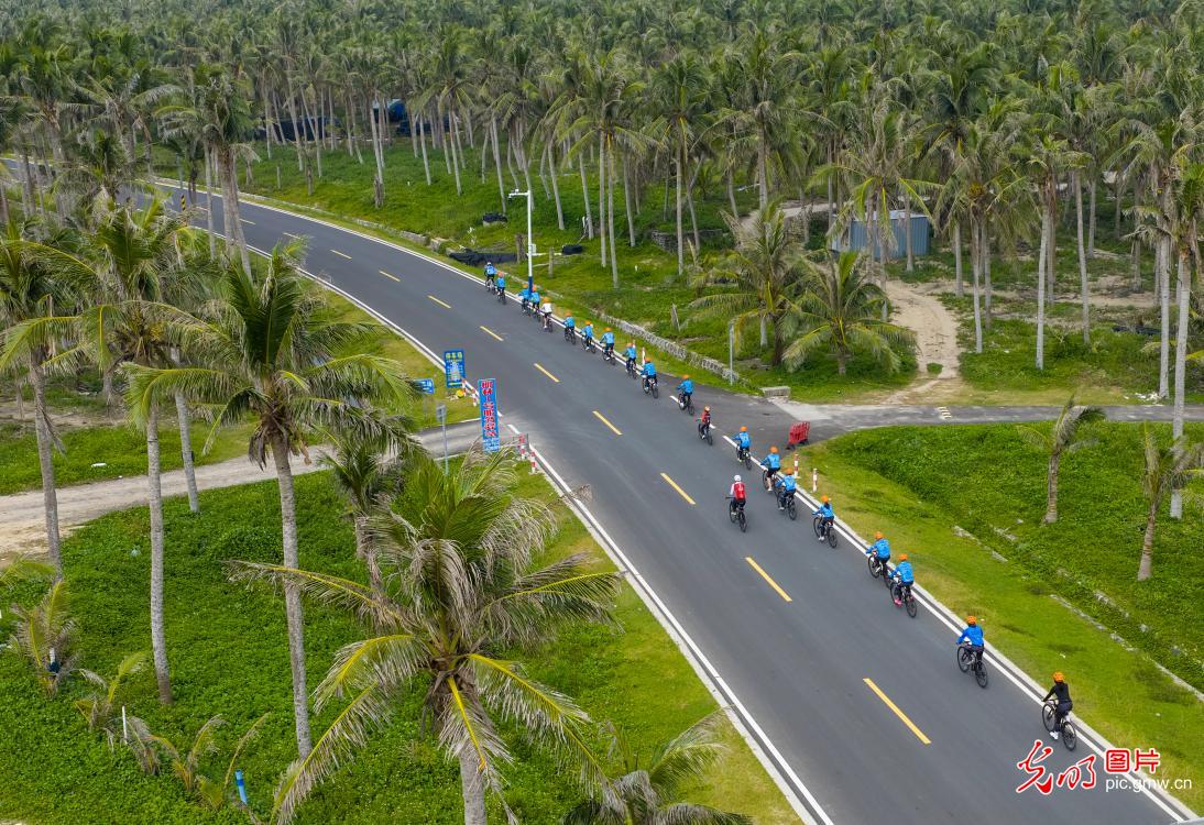 Scenic view of Hainan's Circum-island tourism highway