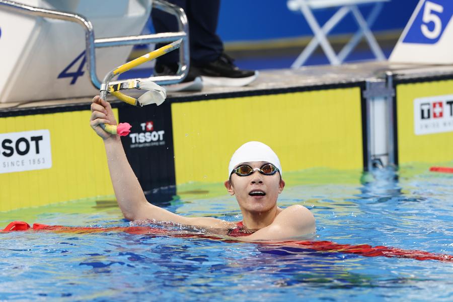 China secures thrilling finswimming relay gold at Chengdu World Games