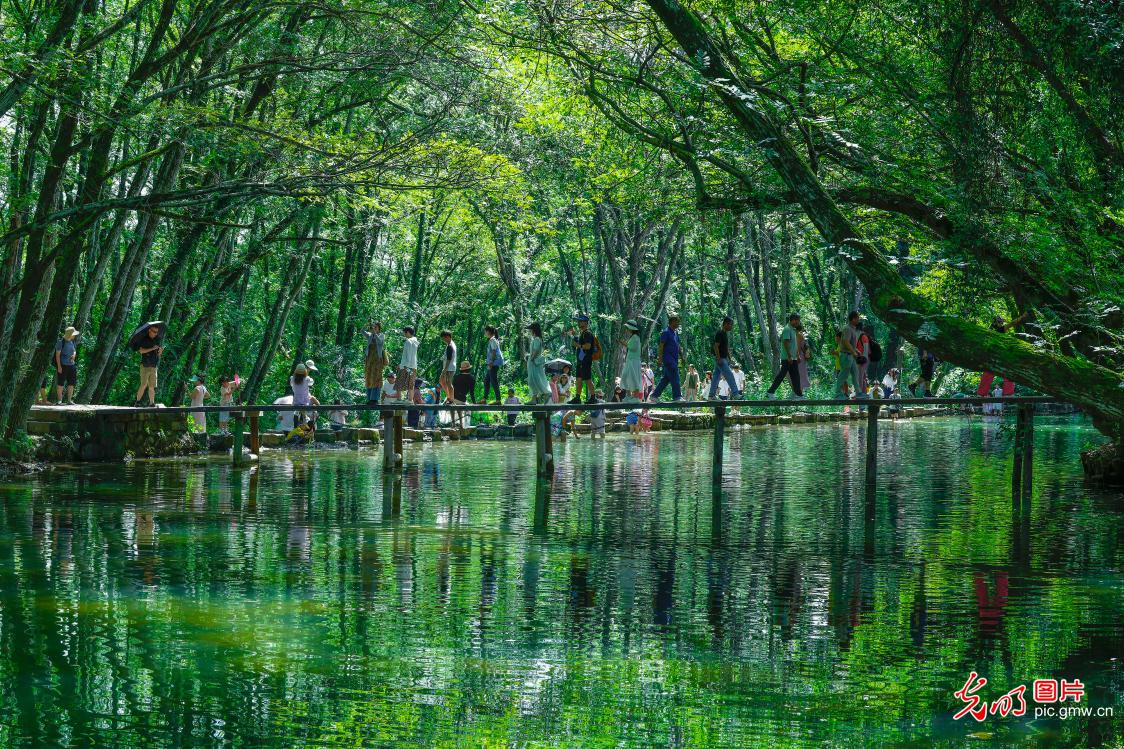 Scenic charm of an ancient village in E China's Anhui