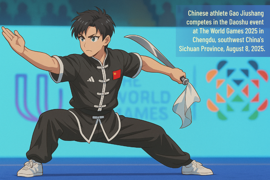 AI Cartoon World Games丨Chinese traditional sports debut on world stage