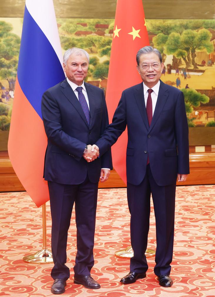China's top legislator calls for enhancing China-Russia parliamentary cooperation