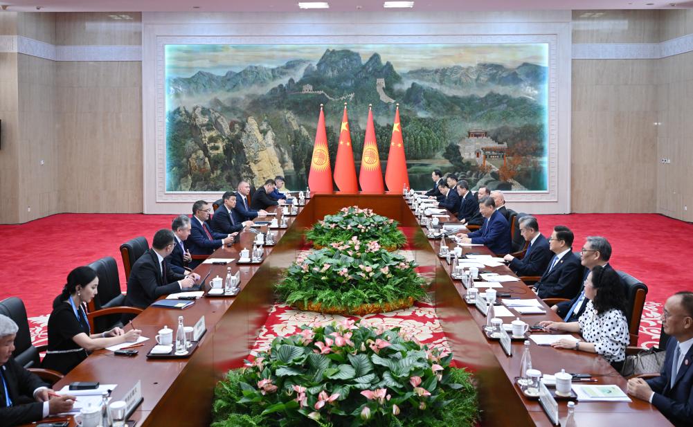 Xi says China fully supports Kyrgyzstan in taking SCO rotating chair