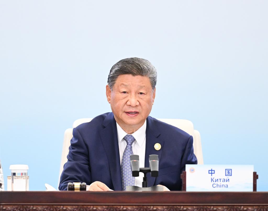 Xi calls for forging ahead with solid steps as SCO convenes largest-ever summit