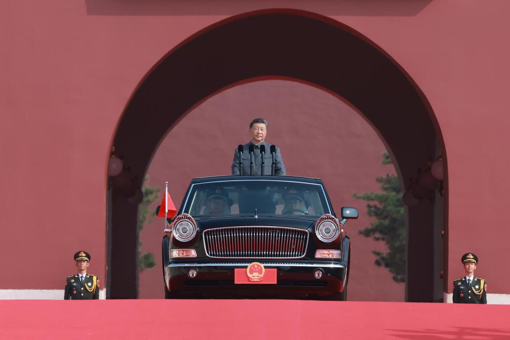 Xi reviews troops to mark 80th anniversary of victory over Japanese aggression