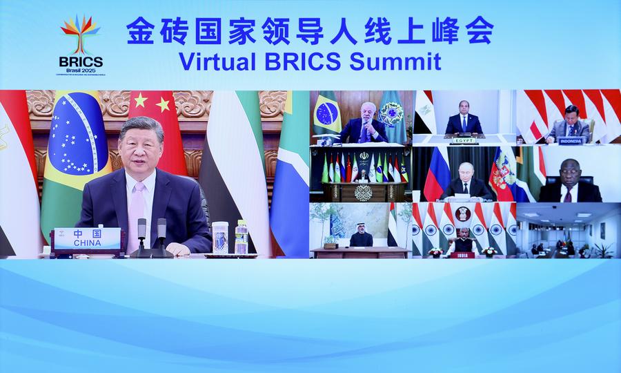 Xi makes three proposals at virtual BRICS Summit to cement solidarity, advance cooperation