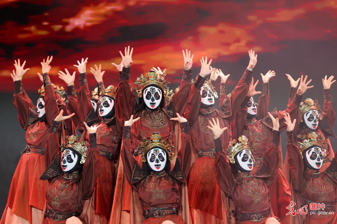 Miao people perform traditional dance as intangible cultural heritage gala opens in SW China's Guizhou