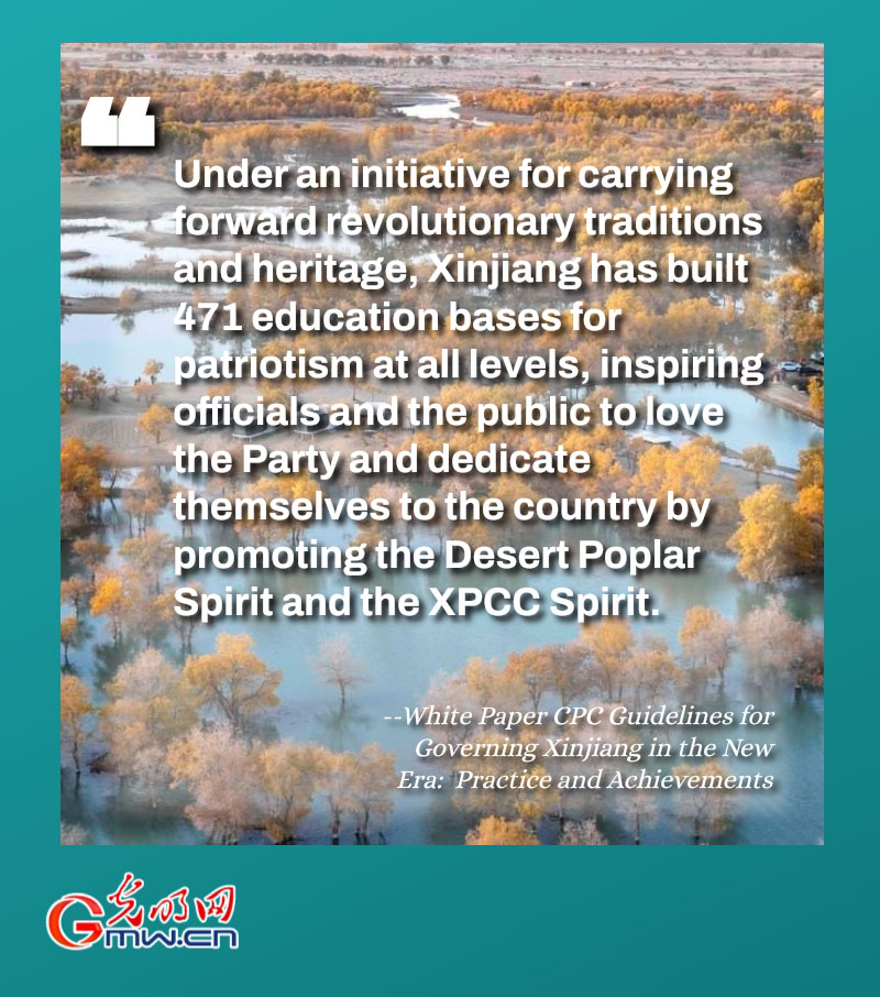 Posters: Xinjiang takes solid steps to heighten the sense of national identity