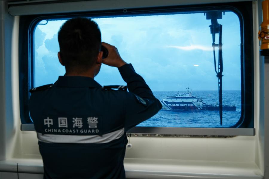 InPics | CCG conducts law enforcement patrols in South China Sea