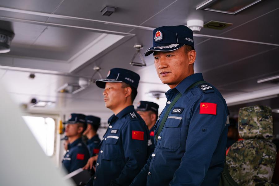 InPics | CCG conducts law enforcement patrols in South China Sea