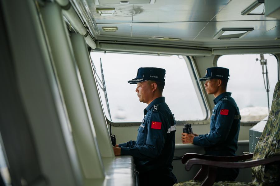 InPics | CCG conducts law enforcement patrols in South China Sea