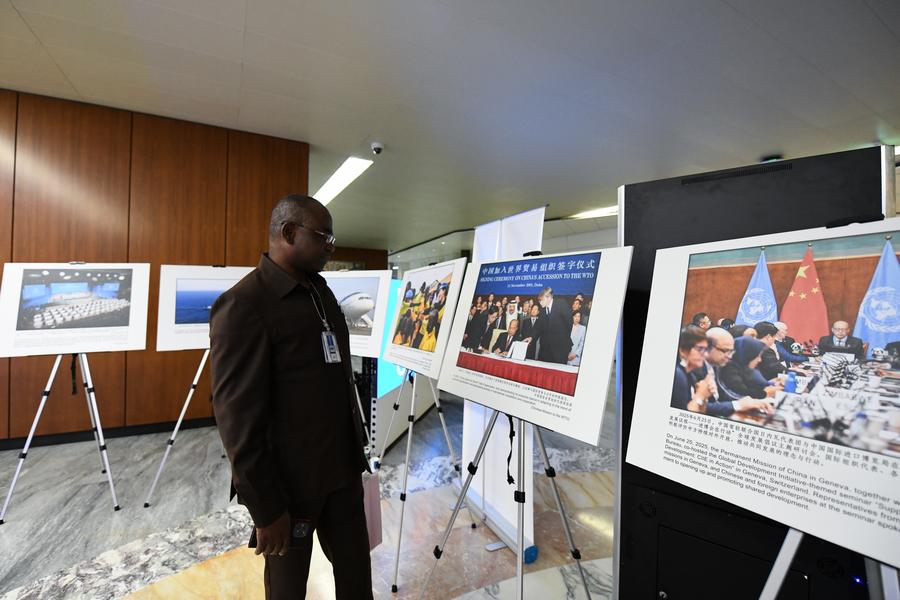 Feature: Photo exhibition showcases China's commitment to shared future