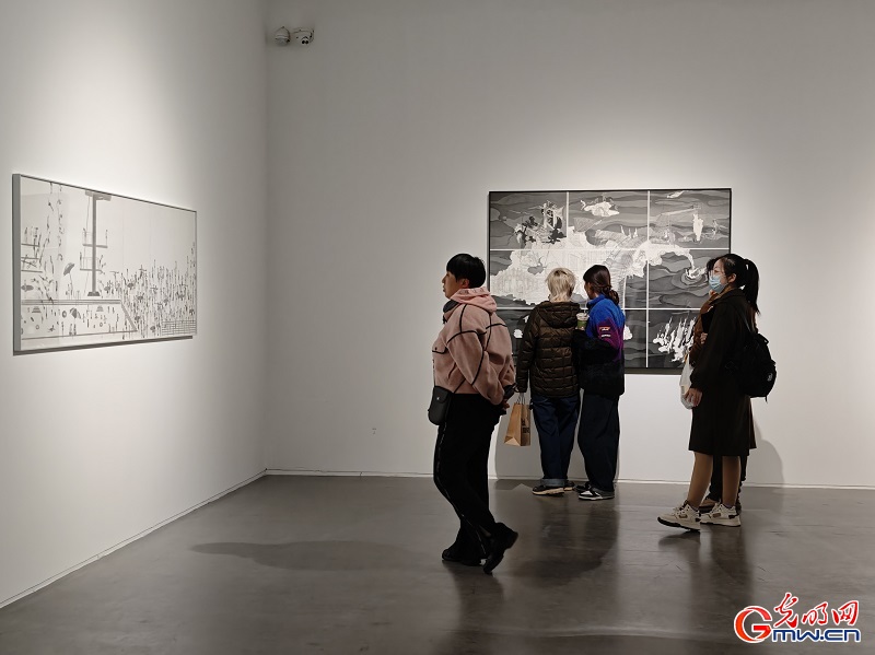 Chinese water-based woodblock youth program annual exhibition attracts visitors Chinese water-based woodblock youth program annual exhibition attracts visitors
