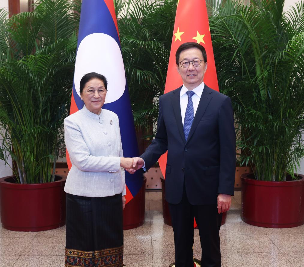 Chinese vice president meets Lao vice president