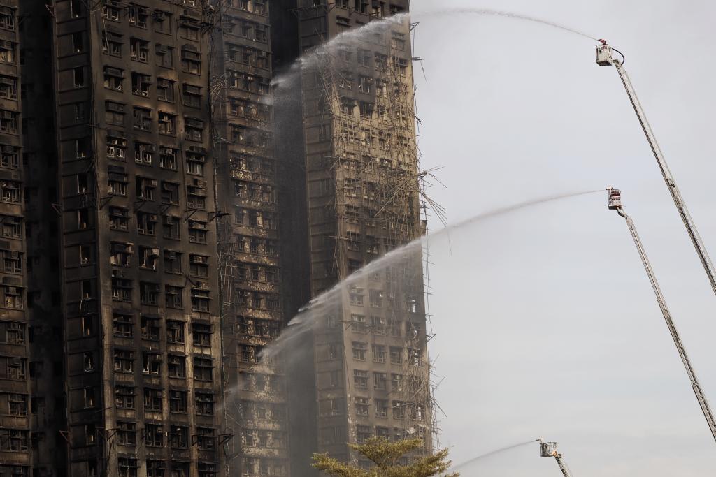 55 rescued in Hong Kong residential area fire: chief executive
