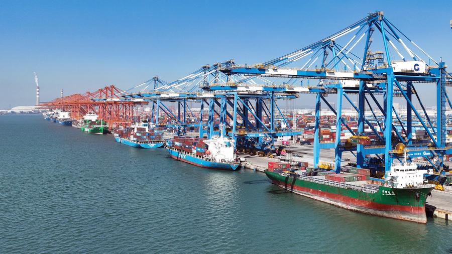 Chinese landmark trade corridor handles over 5 mln TEUs