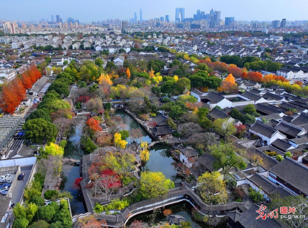 Early-winter palette transforms Suzhou's Humble Administrator's Garden in E China