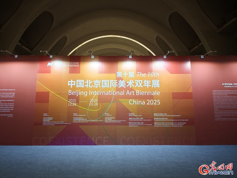 Visitors explore global dialogue through art at 10th Beijing International Art Biennale