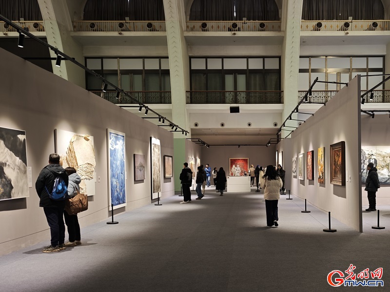 Visitors explore global dialogue through art at 10th Beijing International Art Biennale