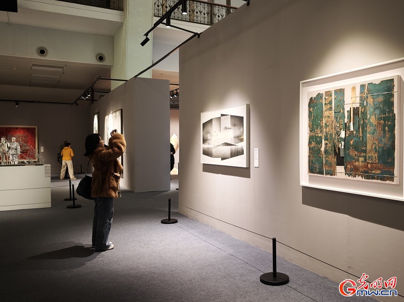 Visitors explore global dialogue through art at 10th Beijing International Art Biennale